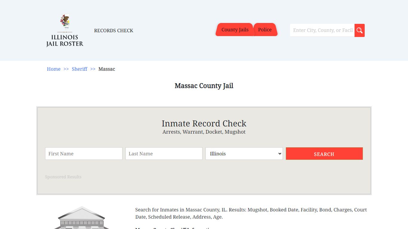 Massac County Jail | Jail Roster Search