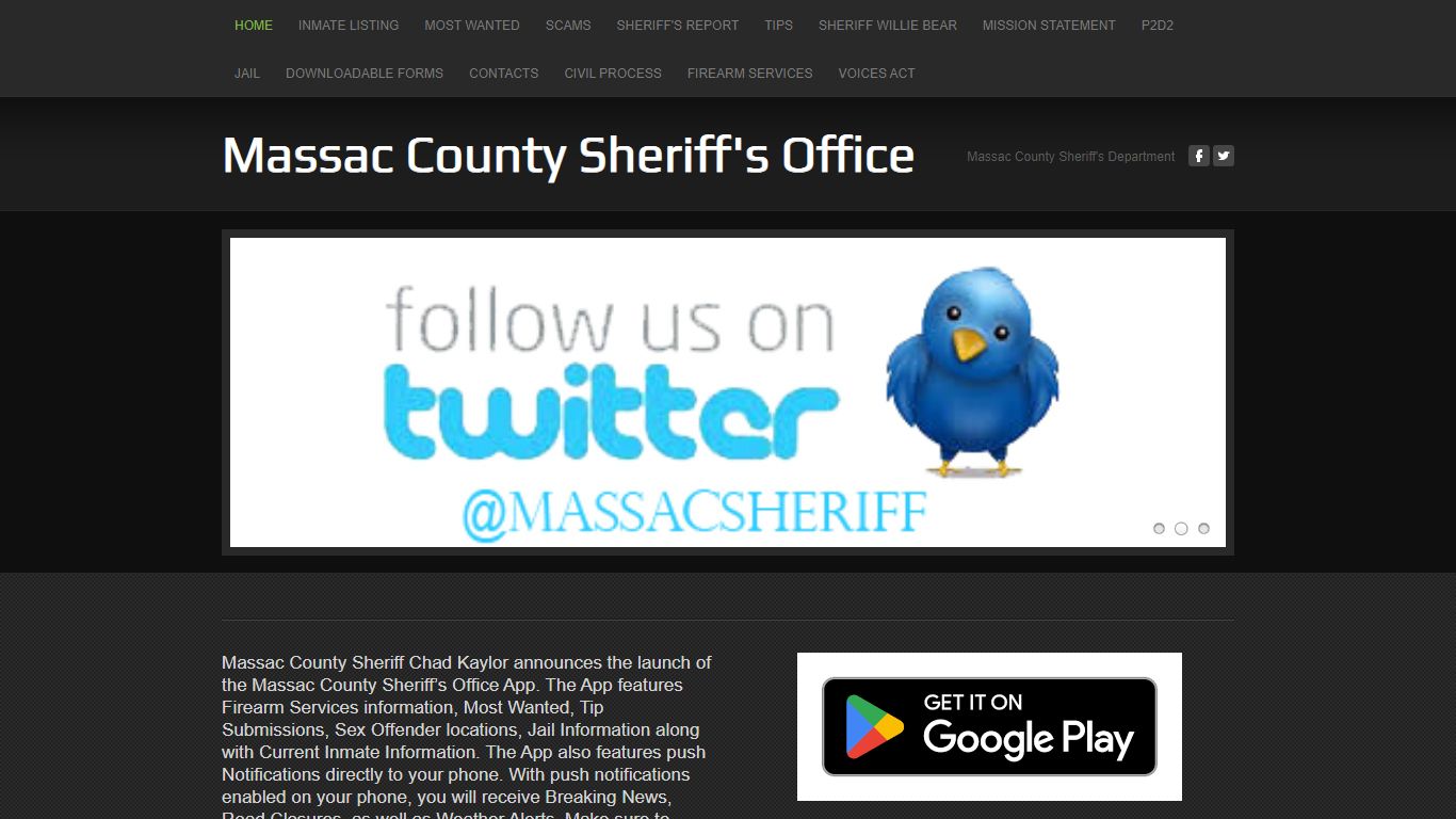 Massac County Sheriff's Office - Home
